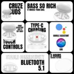 UAG Urbn Armour Gear CF-X PRO GAMING ANC EARBUDS - Image 6