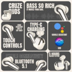 UAG Urbn Armour Gear GTX GAMING ANC EARBUDS - Image 6