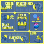 UAG Urbn Armour Gear Supreme X ANC Airdopes - Image 10