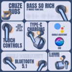 UAG Urbn Armour Gear GTX GAMING ANC EARBUDS - Image 7