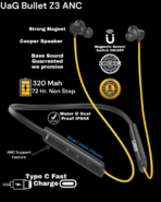 UAG Urbn Armour Gear Bullet Z3 ANC Black - Image 9